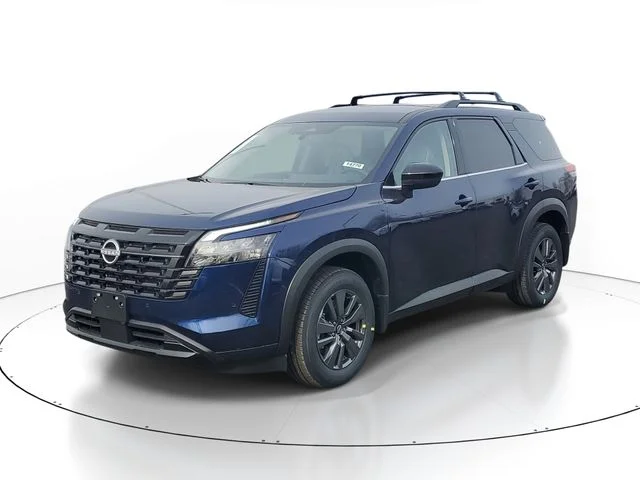 New 2026 Deep Ocean Blue Pearl Nissan SV image 2