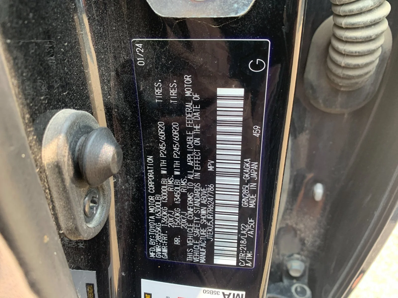 Used 2024 Black Toyota Limited image 32