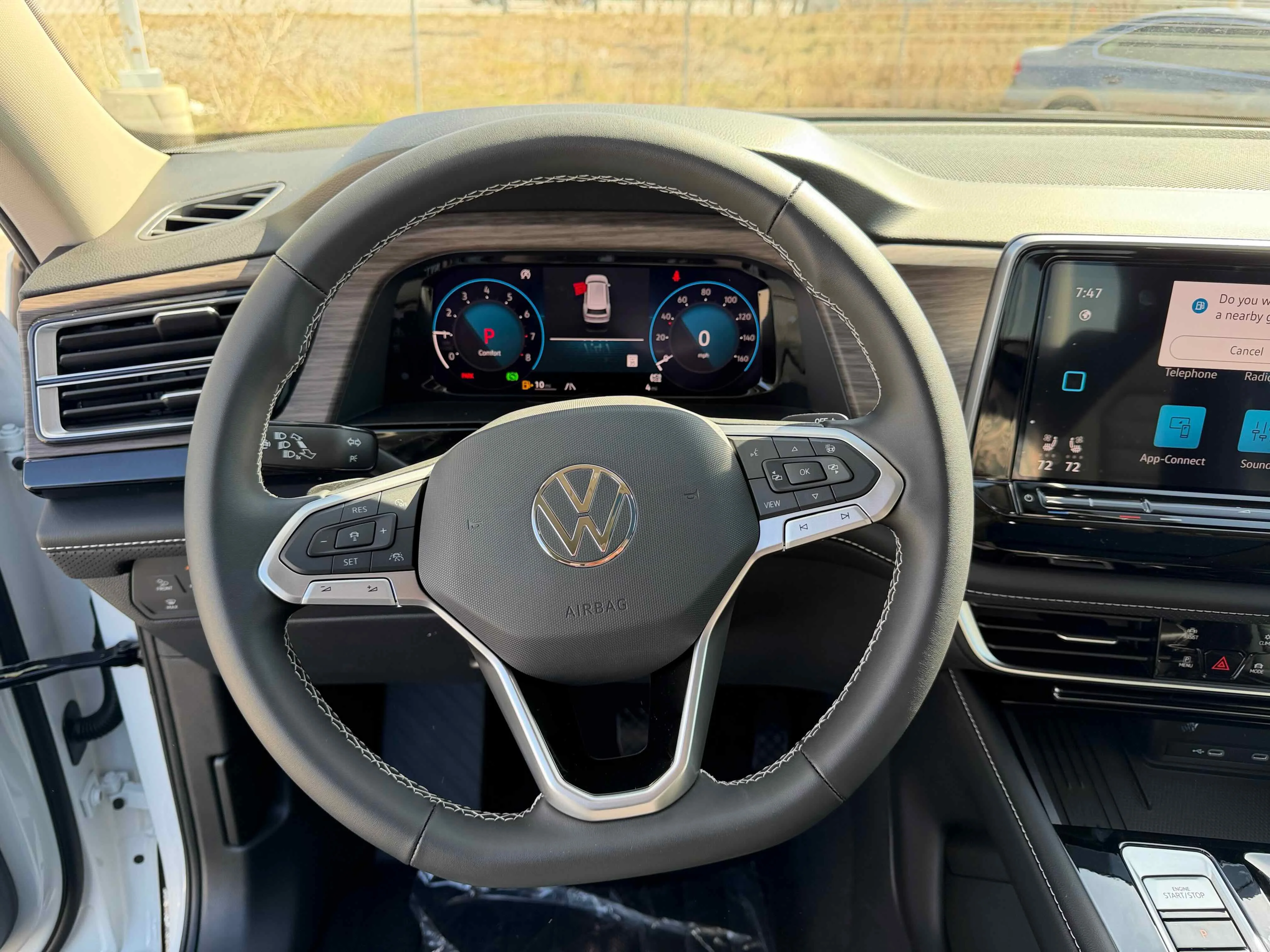 New 2026 Opal White Volkswagen 2.0T SEL image 3
