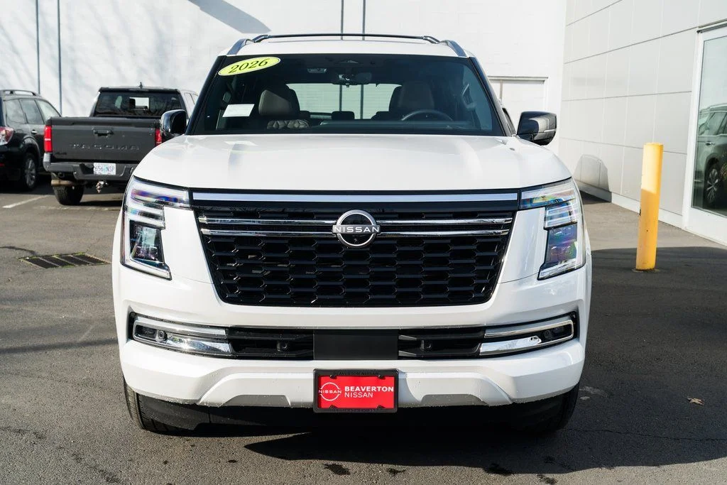 New 2026 Aspen White TriCoat Nissan Platinum image 2