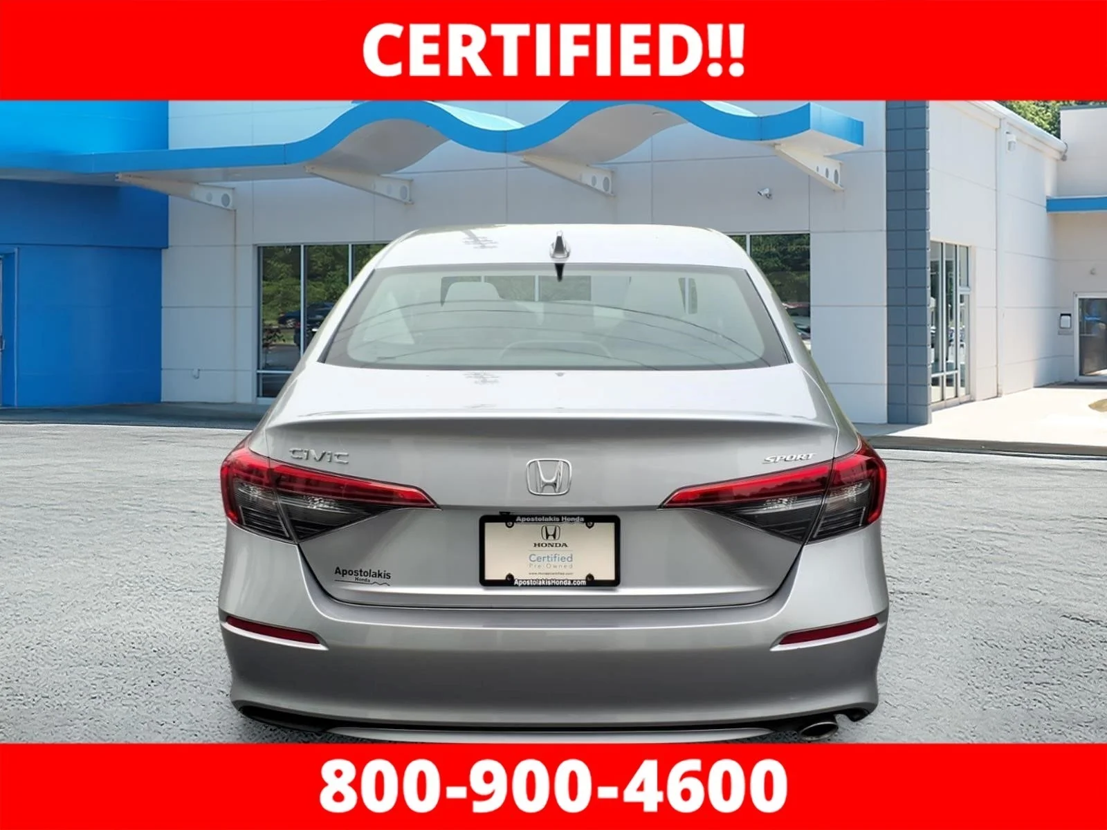 Certified Used 2023 Lunar Silver Metallic Honda 2.0L 4D SPORT image 4