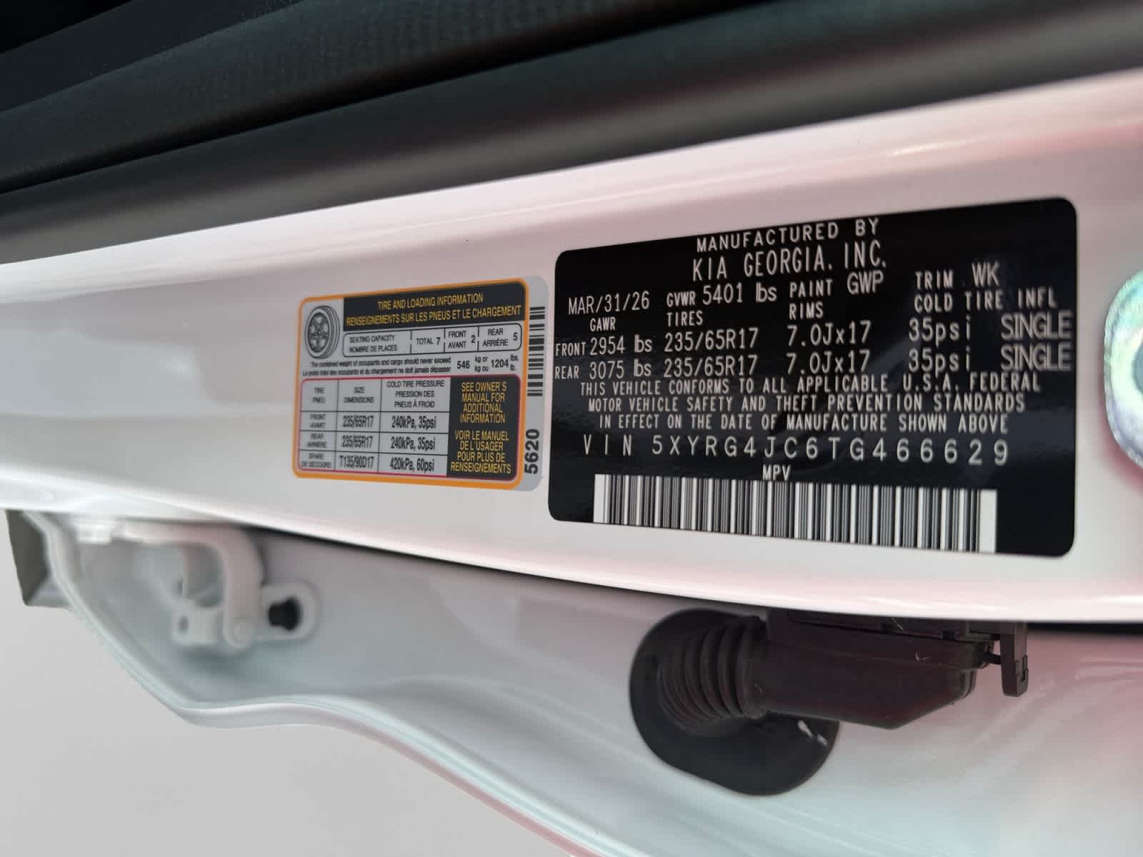 New 2026 Glacial White Pearl Kia LX image 25