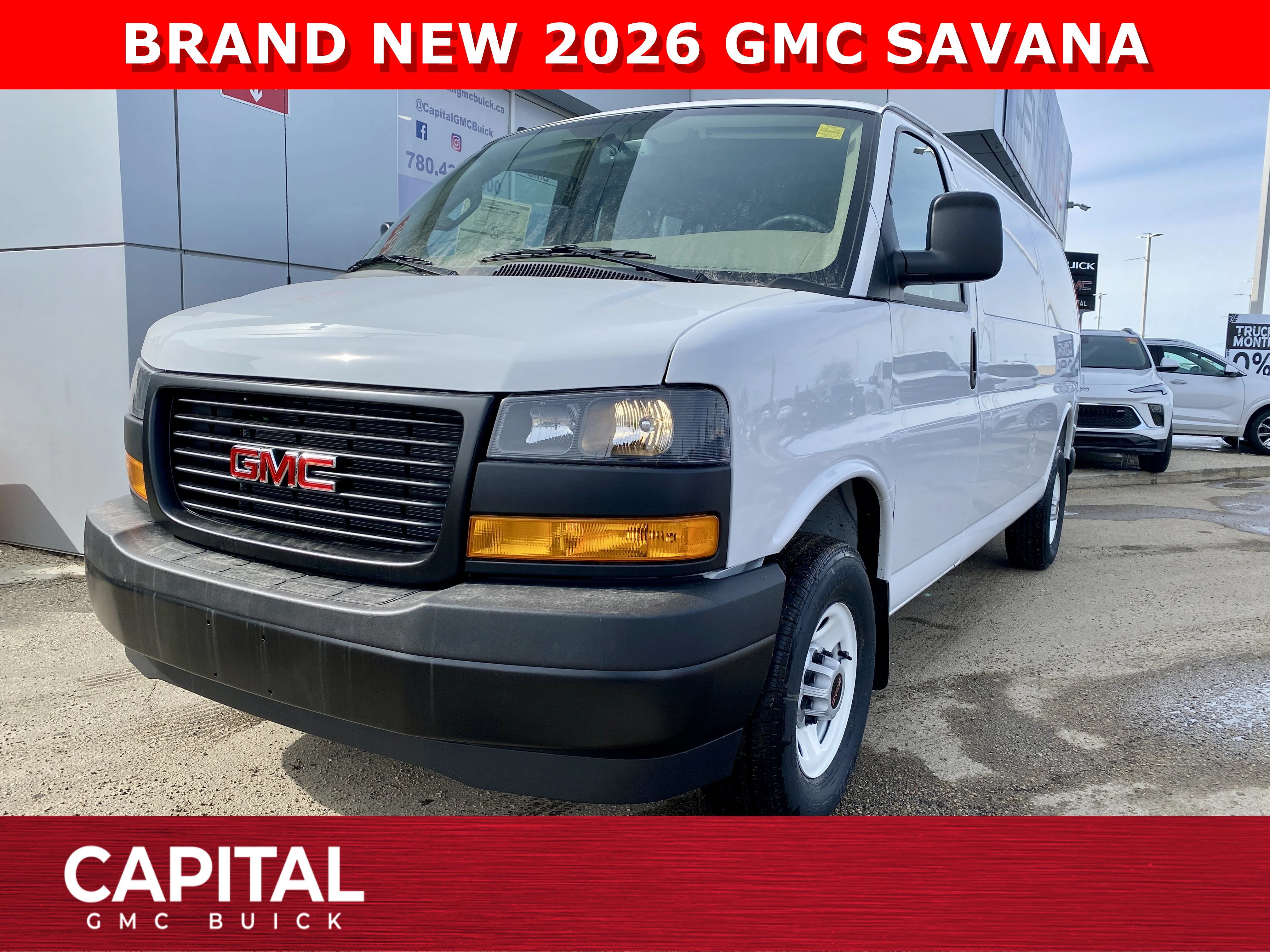 New 2026 Summit White GMC RWD 3500 155 image 1