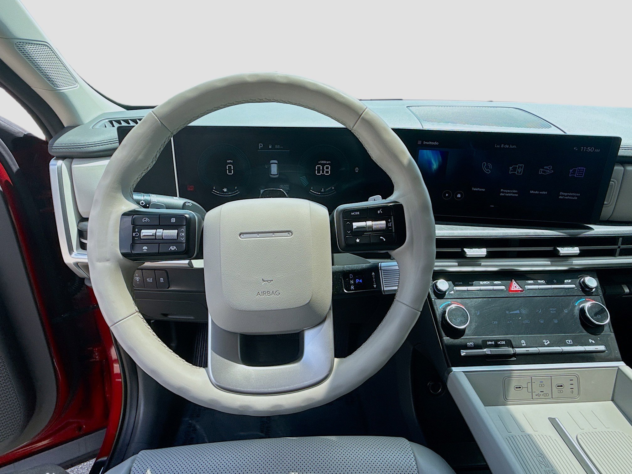 Used 2024 Ultimate Red Hyundai SEL image 8