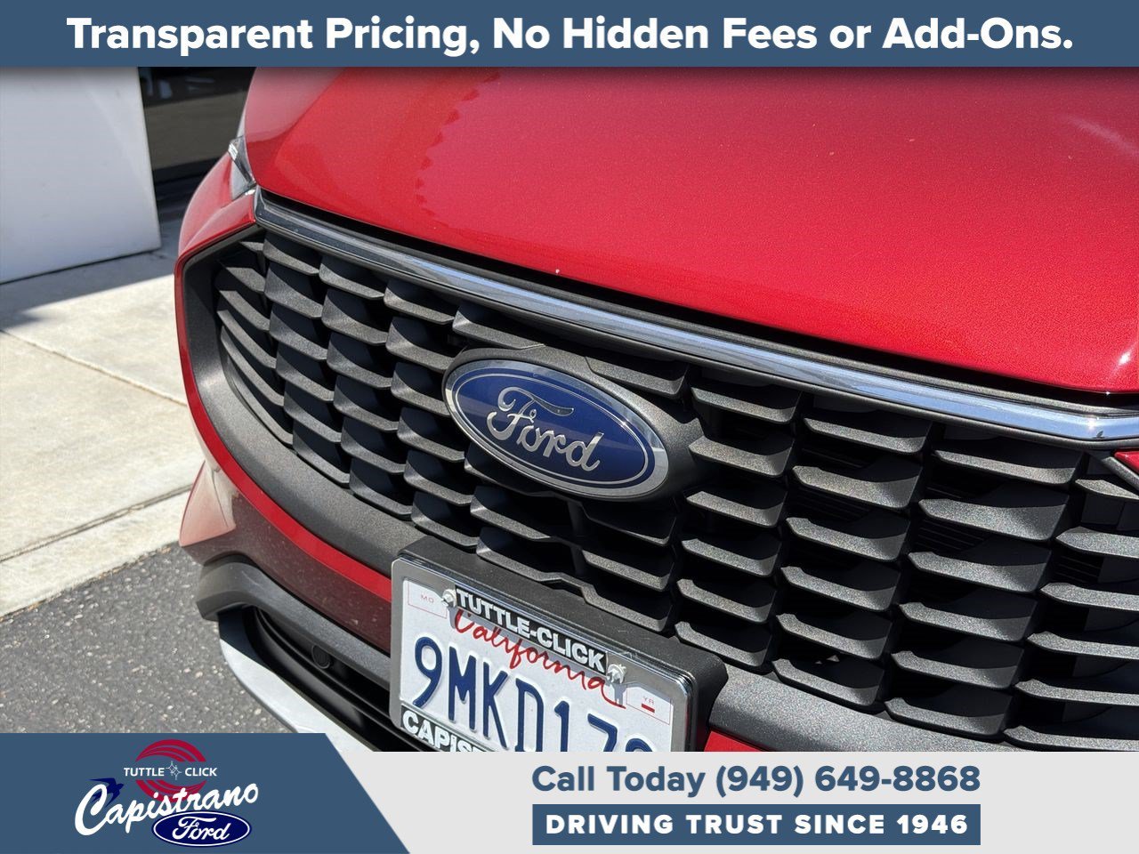 Used 2023 Rapid Red Metallic Tinted Clearcoat Ford Active image 17