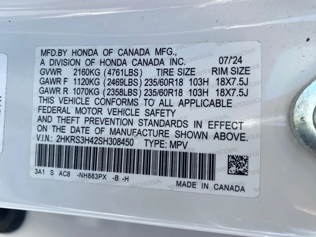 Used 2025 White Honda EX image 20
