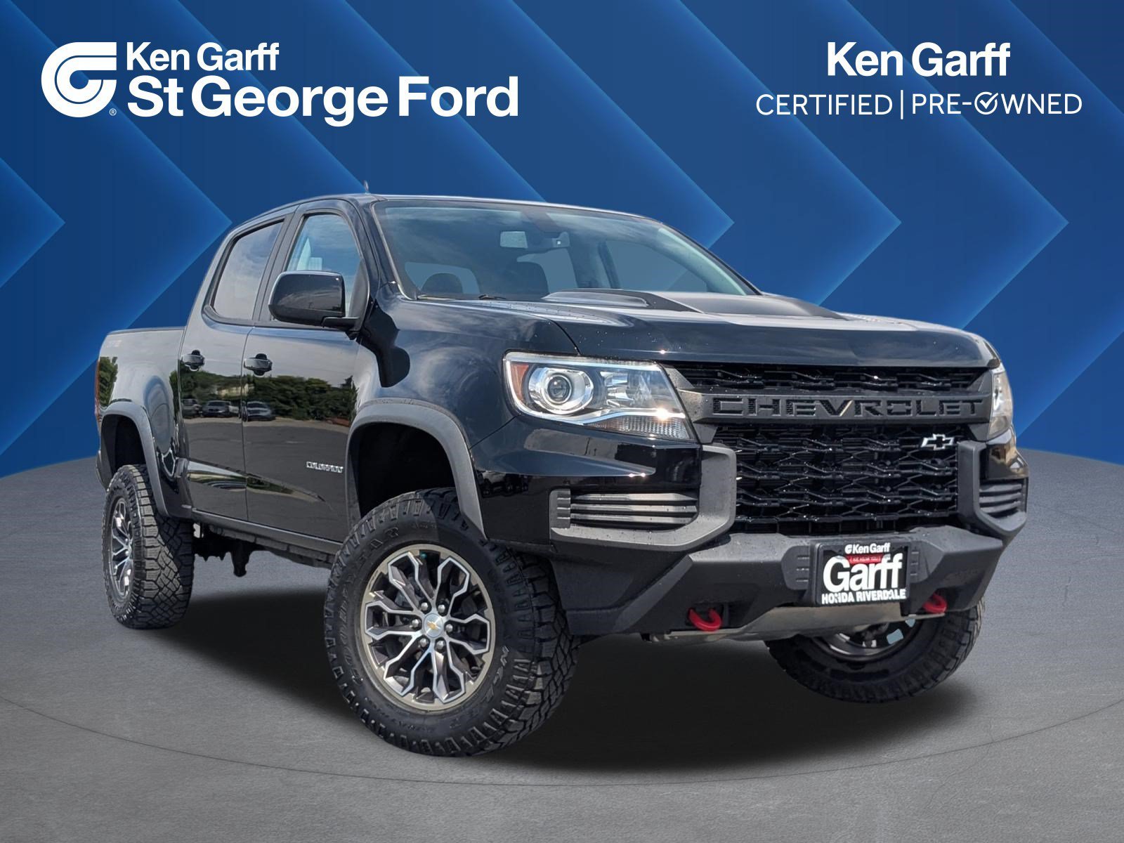 Used 2022 Black Chevrolet 4WD ZR2 image 1