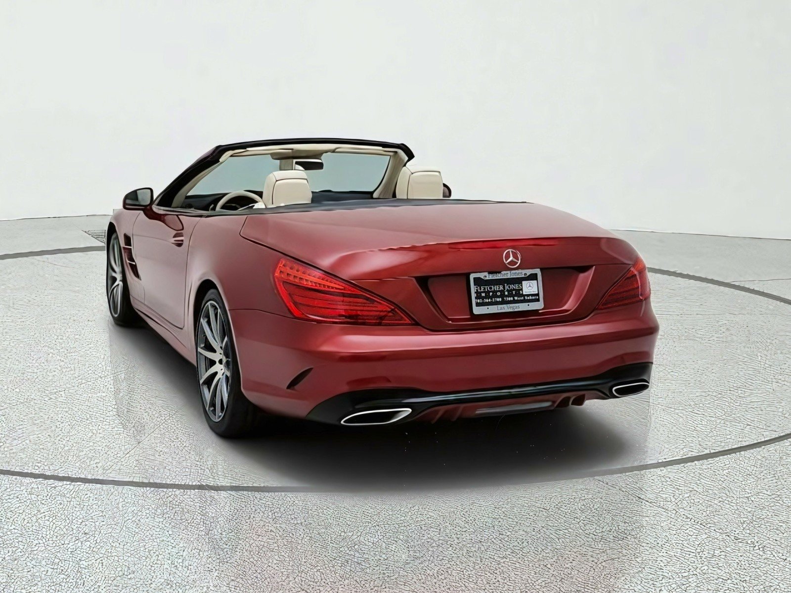Used 2017 designo Cardinal Red Metallic Mercedes-Benz SL 450 image 11