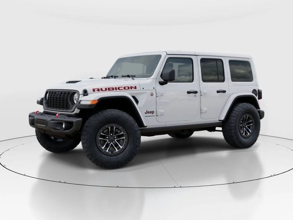 New 2026 Bright White Clear-Coat Exterior Paint Jeep Rubicon X image 2