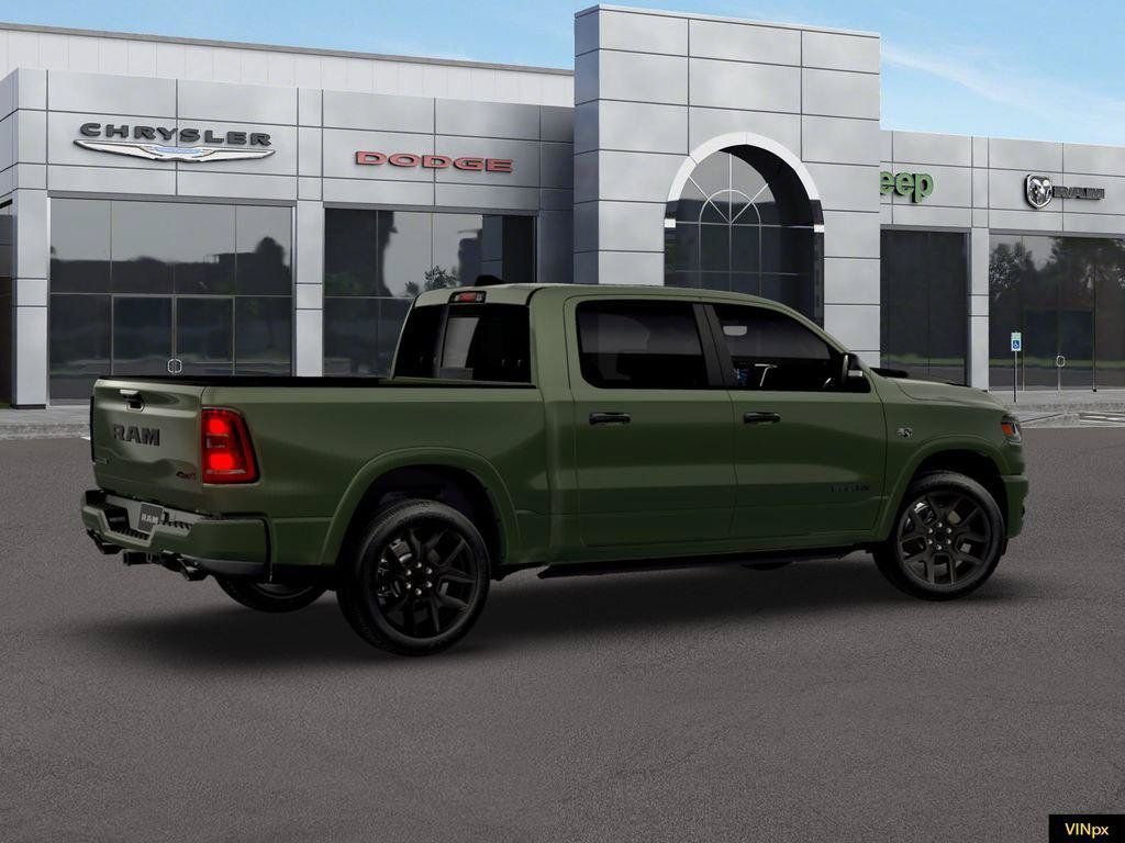 New 2026 Serrano-Green Metallic Exterior Paint RAM Laramie image 8