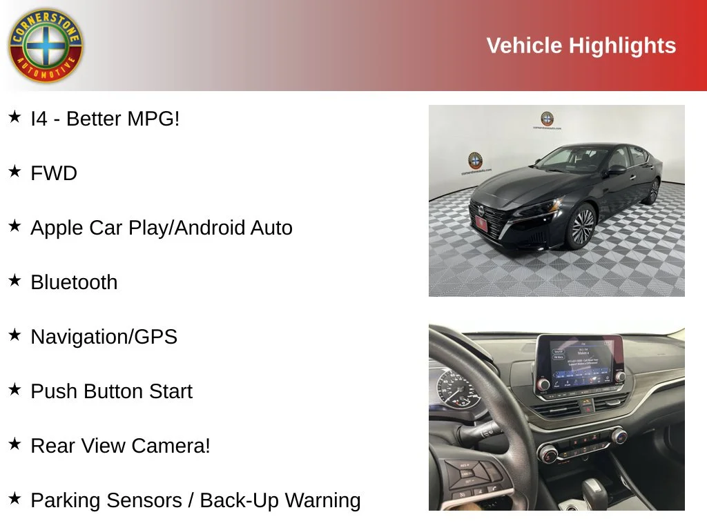 Used 2024 Nissan Altima SV with VIN 1N4BL4DV6RN349151 for sale in Elk River, Minnesota