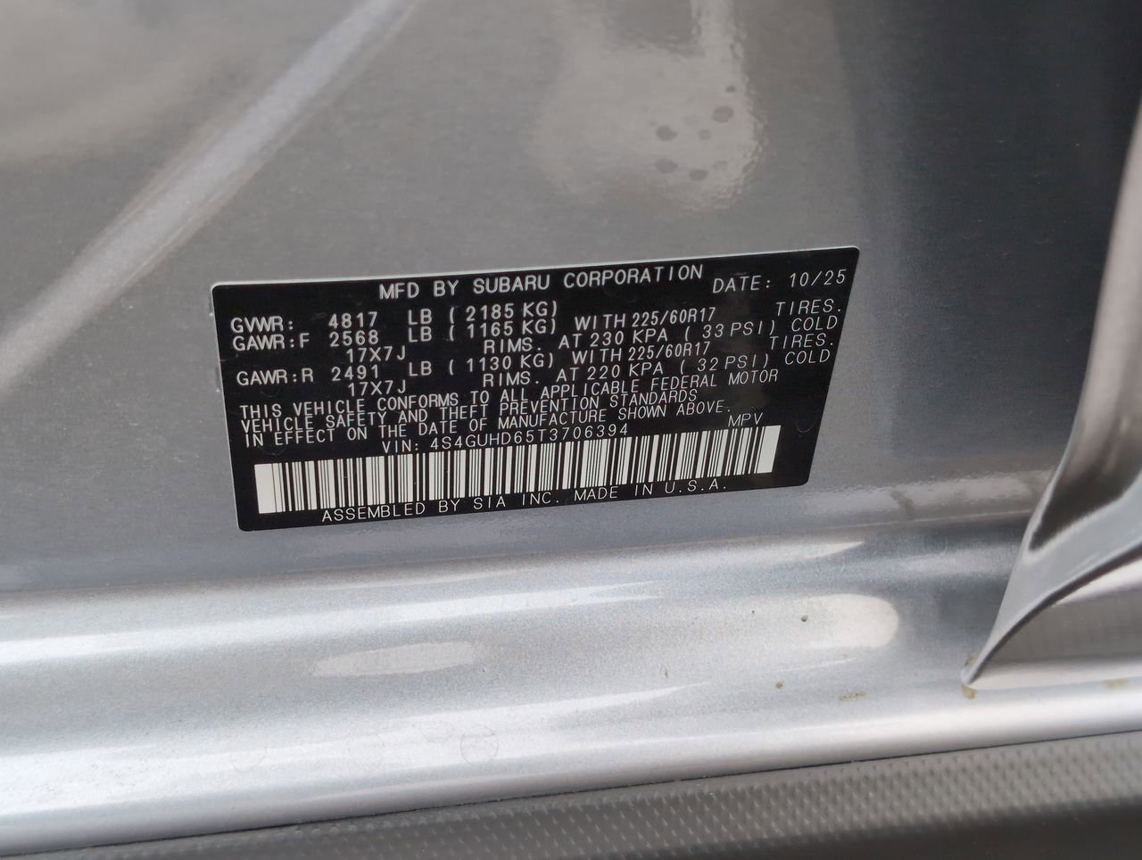 New 2026 ICE SILVER METALLIC Subaru Premium image 21