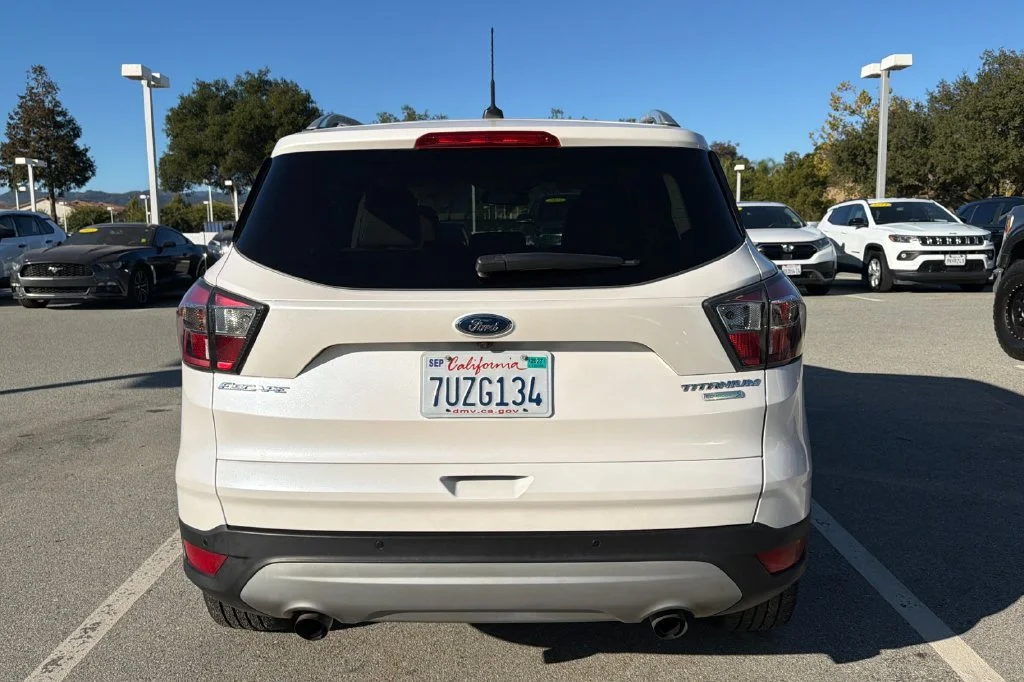 Used 2017 White Platinum Clearcoat Metallic Ford Titanium image 6