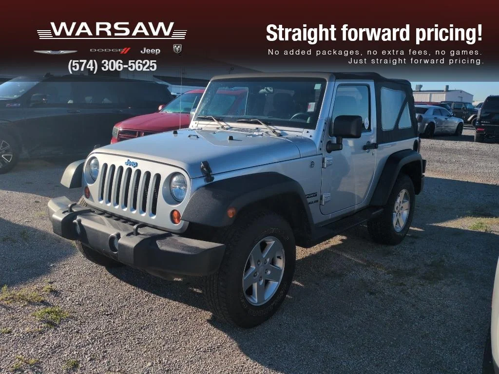 Used 2012 Bright Silver Metallic Clearcoat Jeep Sport image 1