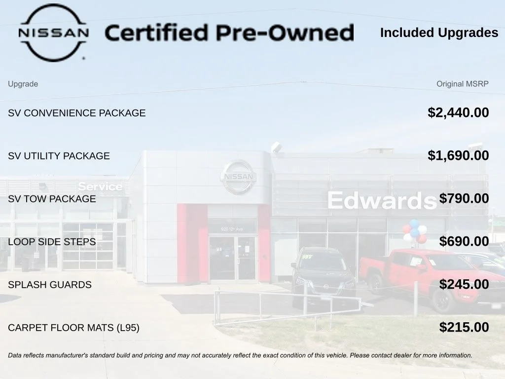 Certified Used 2021 Black Nissan SV image 7