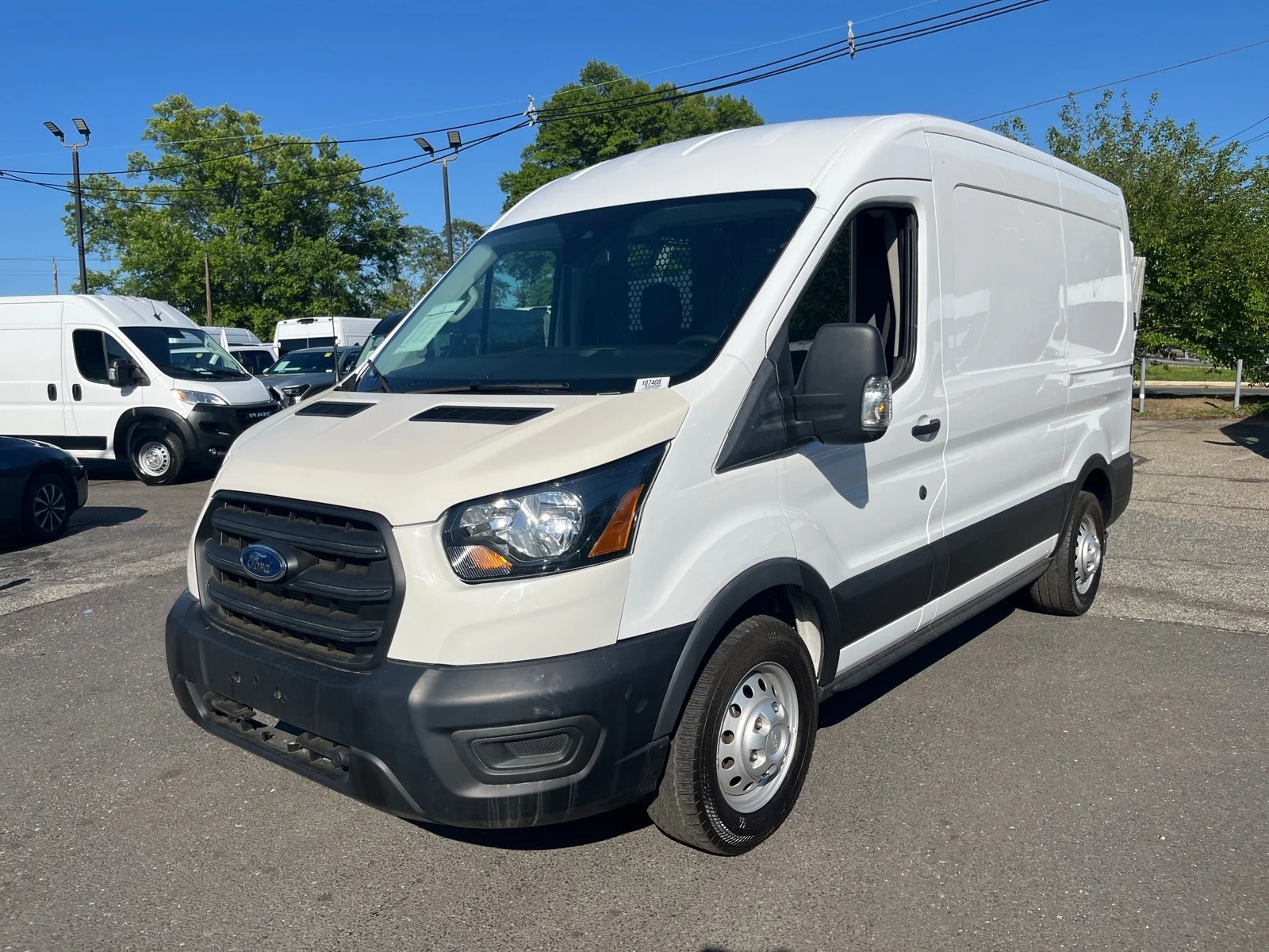 Used 2023 Oxford White Ford T250 MED ROOF AWD image 3