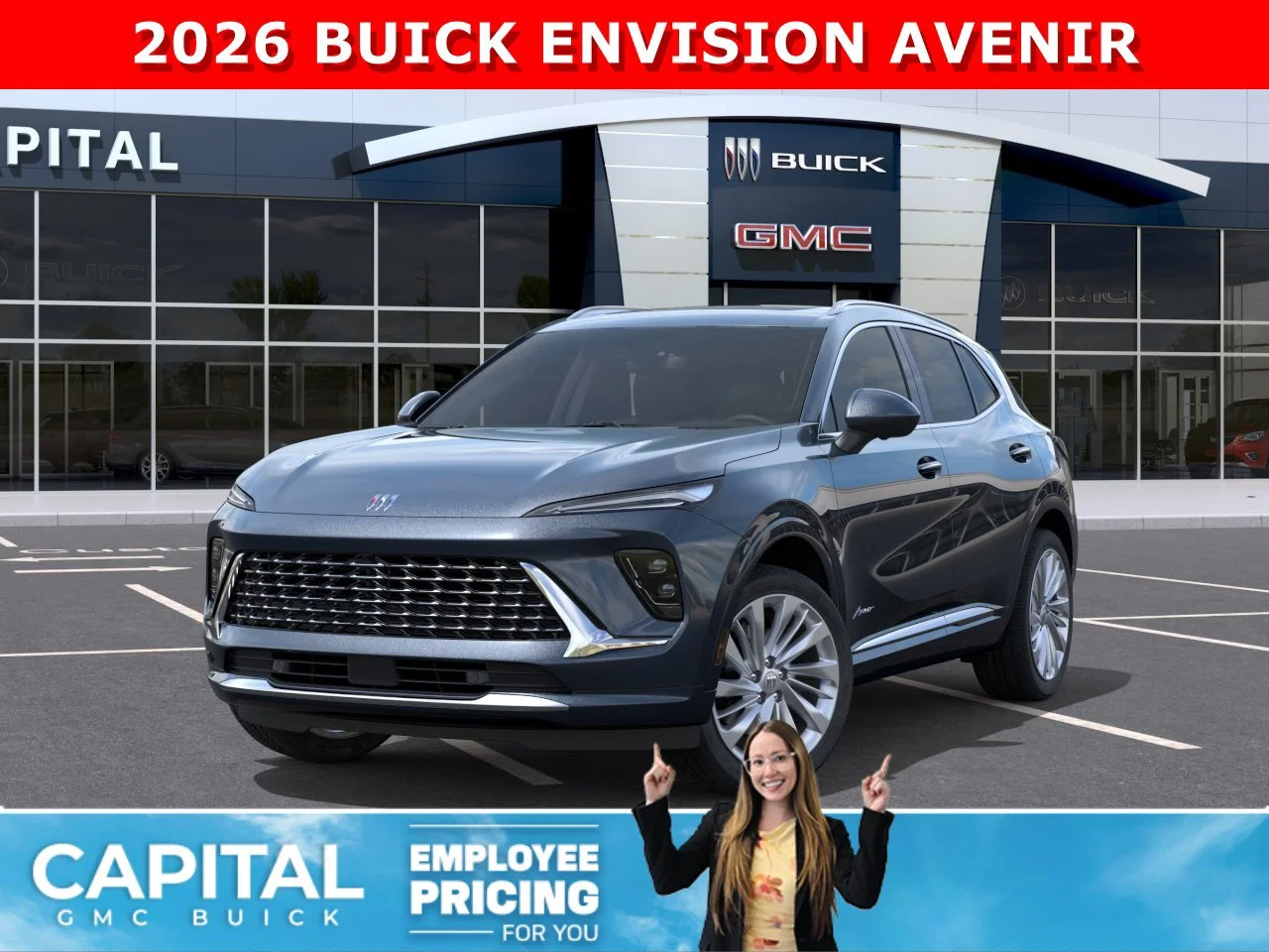 New 2026 QUARTZ BLUE METALLIC Buick Avenir image 1