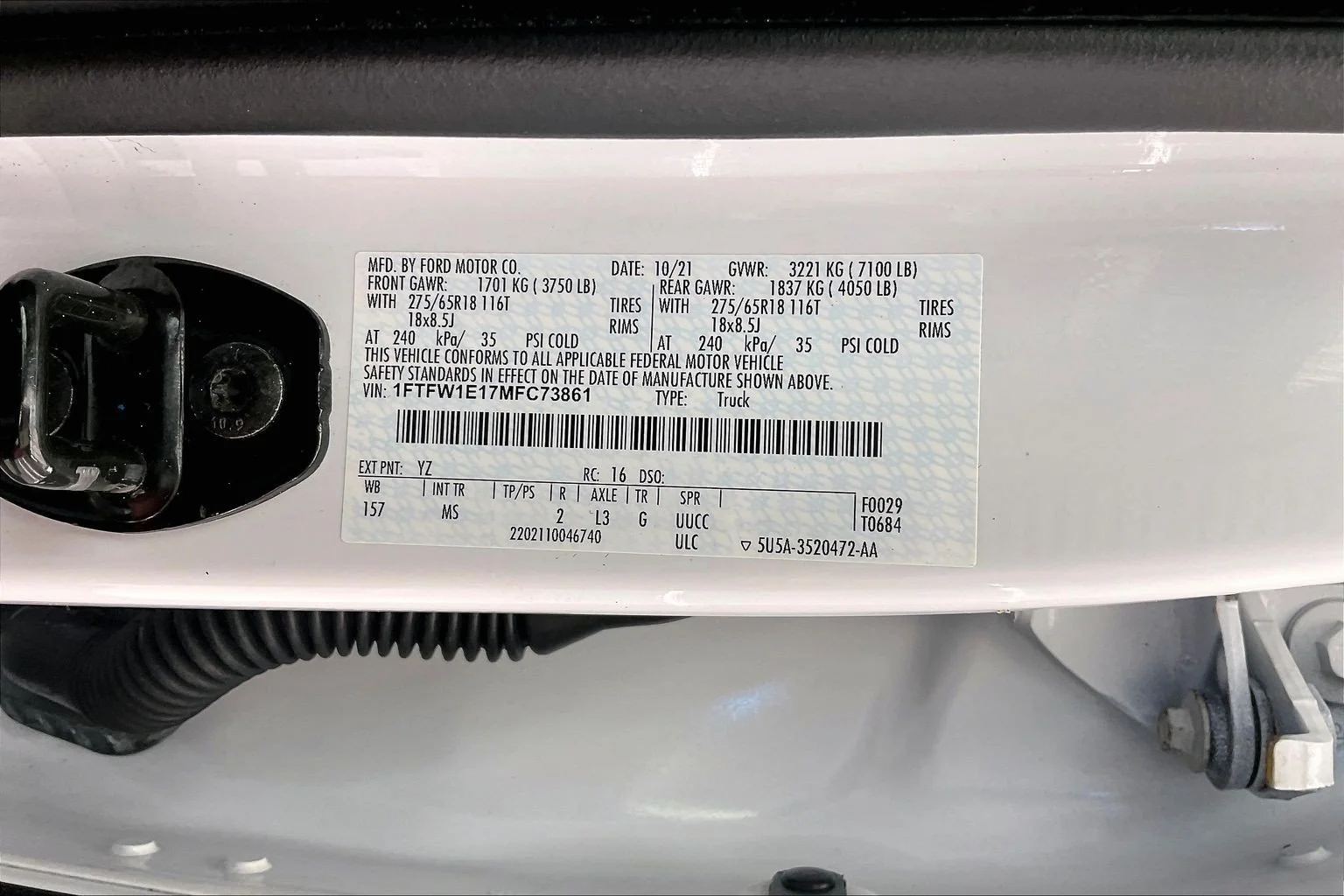 Used 2021 Oxford White Ford XLT image 35
