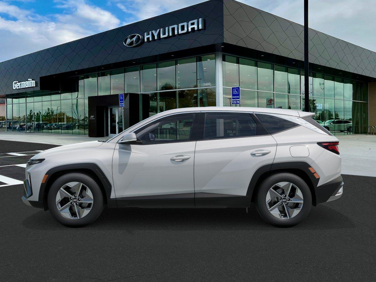 New 2026 Creamy White Pearl Hyundai SEL AWD image 3