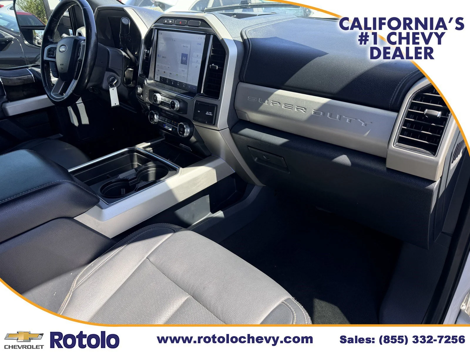 Used 2022 OXFORD WHITE Ford LARIAT image 7