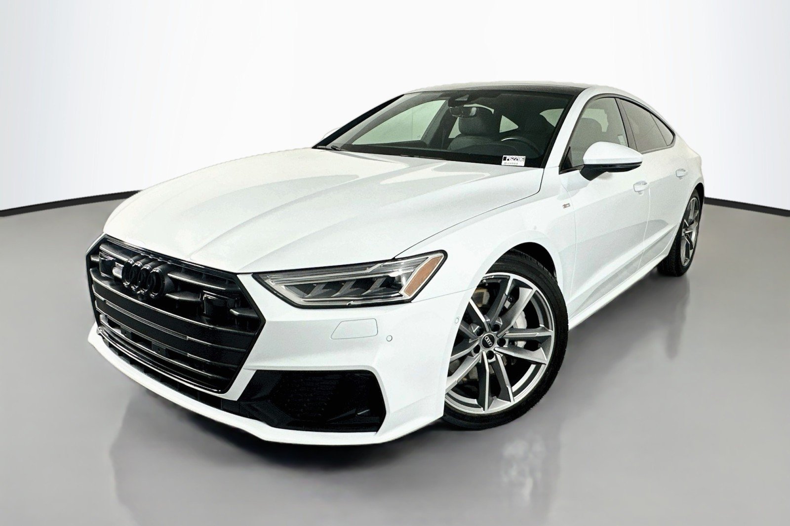 Used 2023 Glacier White Metallic Audi Premium image 1