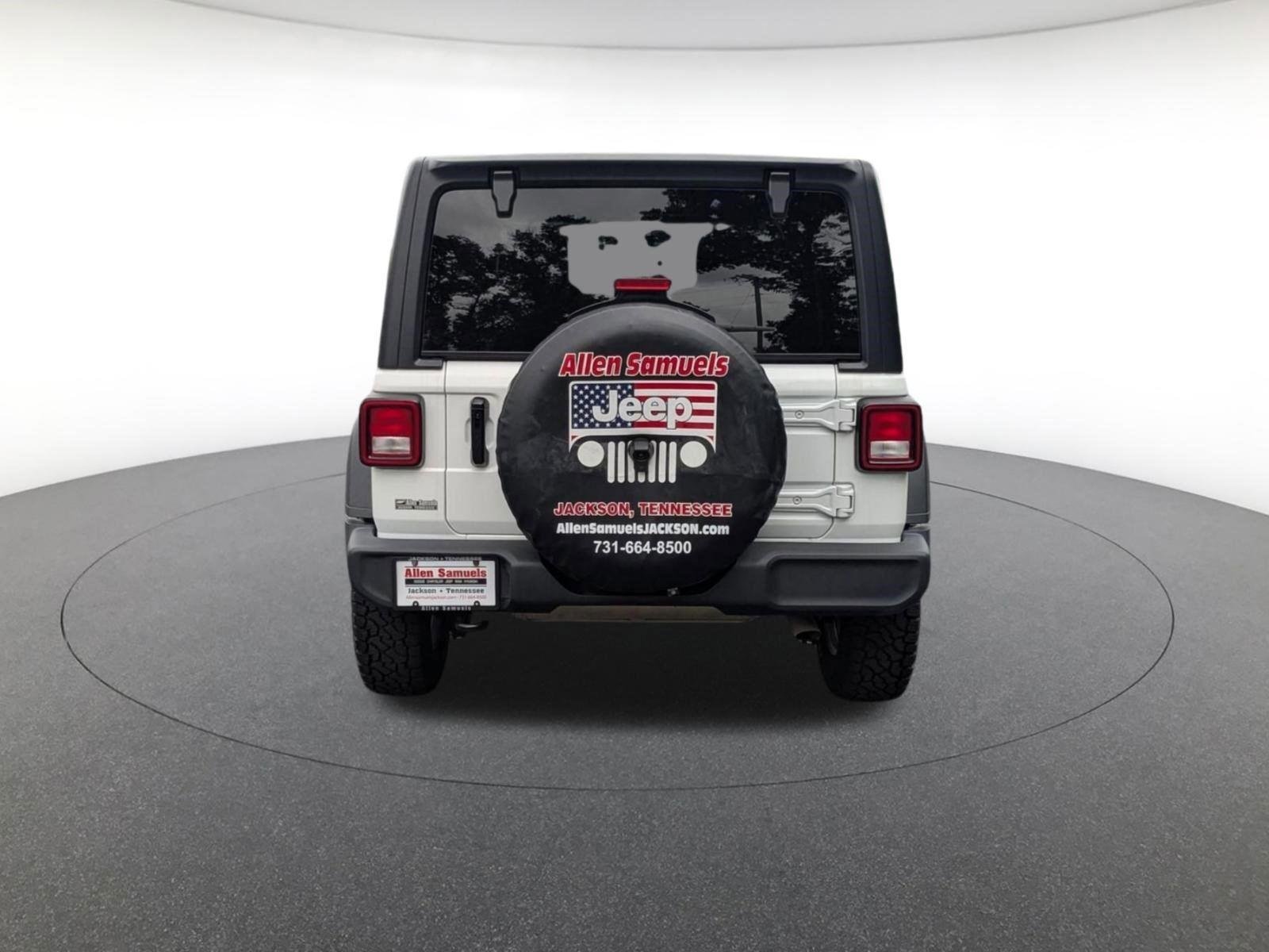 Used 2022 Bright White Clearcoat Jeep Unlimited Sport S image 6