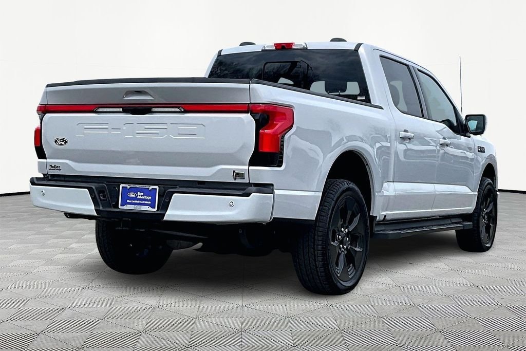 Certified 2025 Ford F-150 Lightning Platinum with VIN 1FT6W7L72SWG22920 for sale in Lawrence, KS