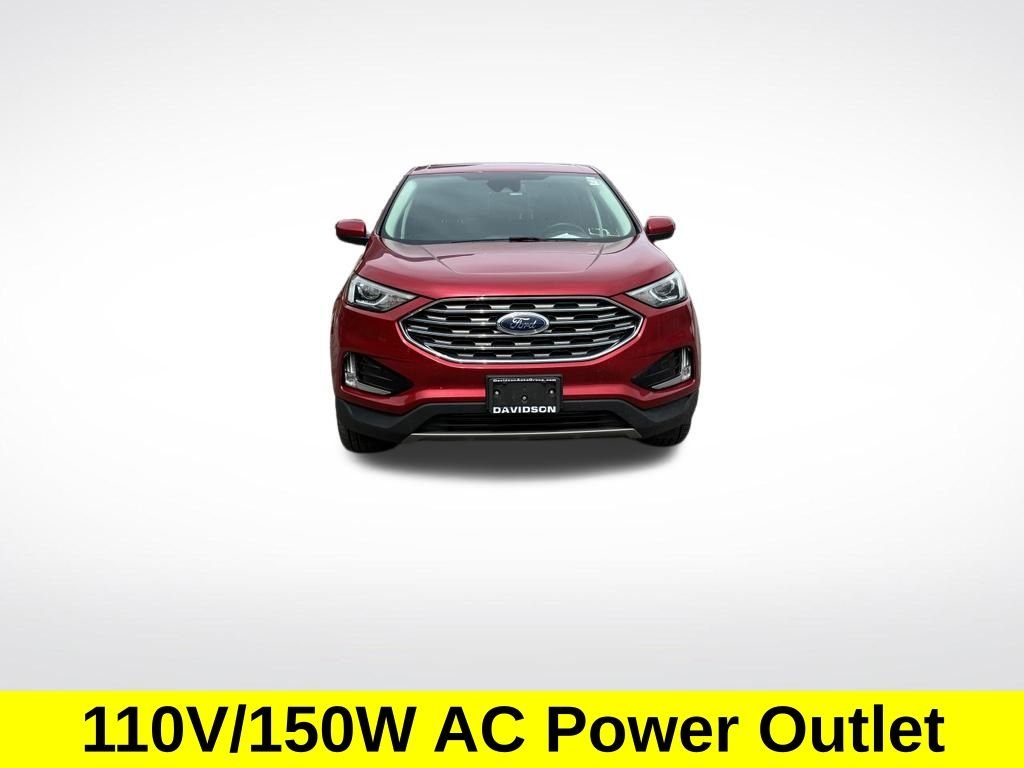 Certified Used 2022 Red Metallic Ford SEL image 5