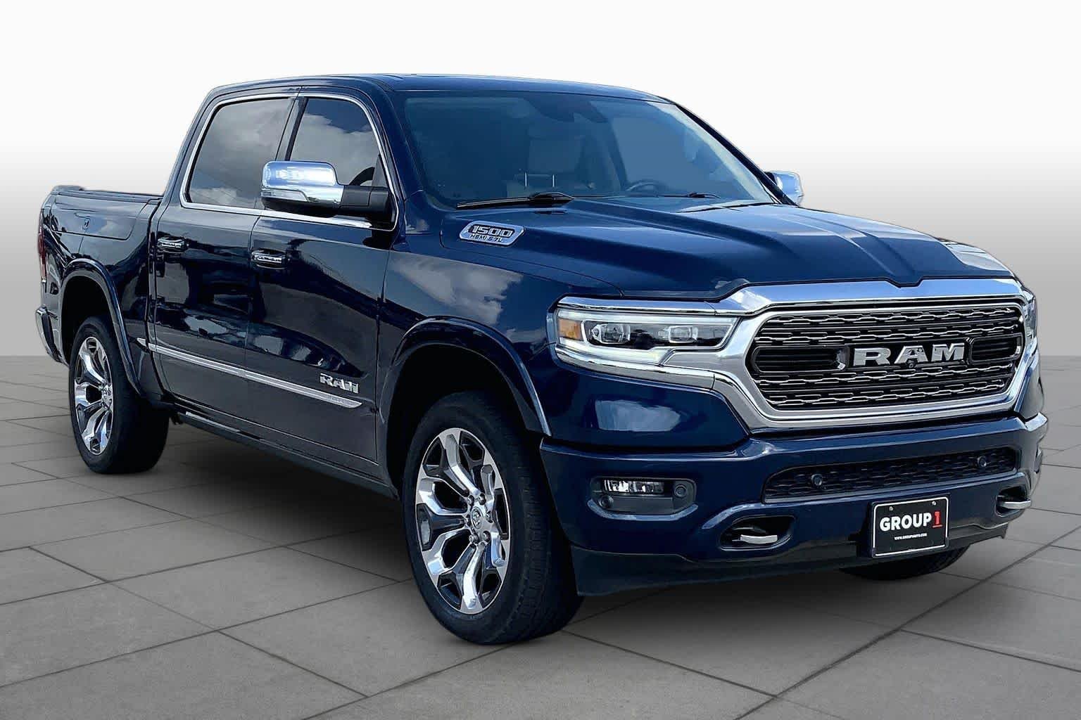 Used 2020 Patriot Blue Pearlcoat Ram Limited image 3