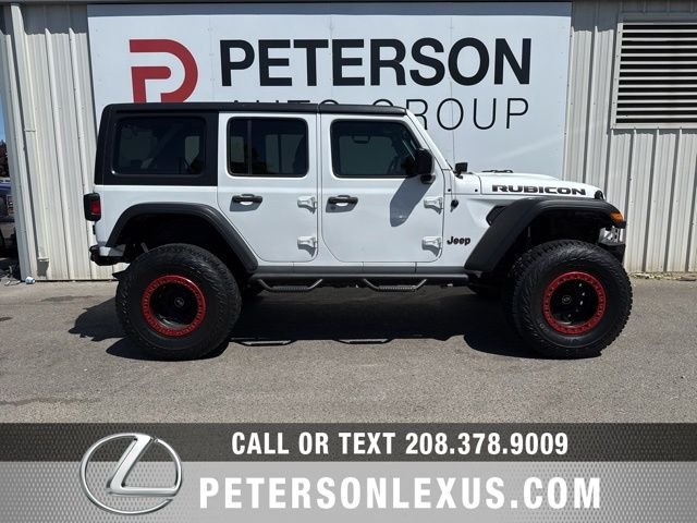 Used 2018 White Jeep Unlimited Rubicon image 3