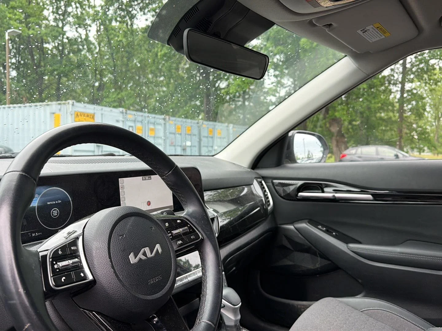 Used 2024 Valais Green/Fusion Black Roof Kia S image 7