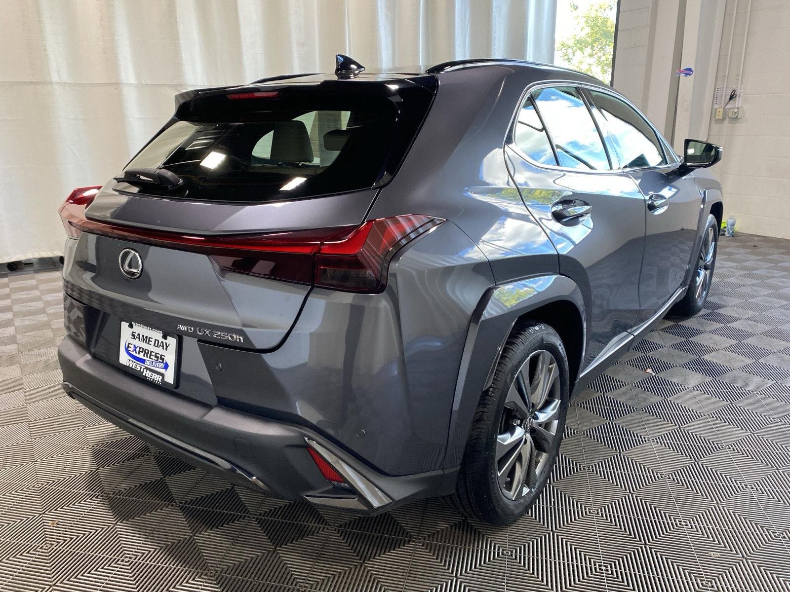 Used 2024 Cloudburst Gray with Obsidian Roof Lexus UX 250h F SPORT Design image 14