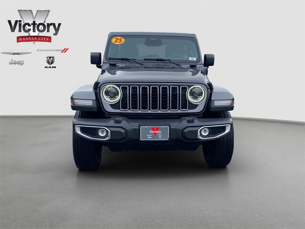 Used 2025 Jeep Wrangler 4xe Sahara 4XE with VIN 1C4RJXP65SW583639 for sale in Kansas City