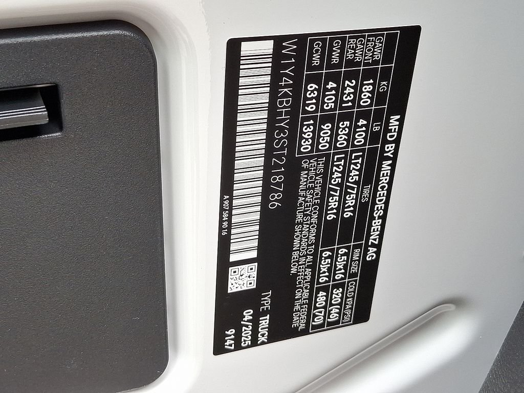 2025 Mercedes-Benz Sprinter Cargo Van Base - Photo 16