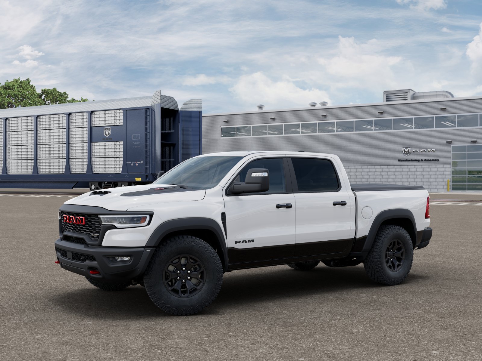 New 2027 Bright White Clear-Coat Exterior Paint RAM TRX image 1