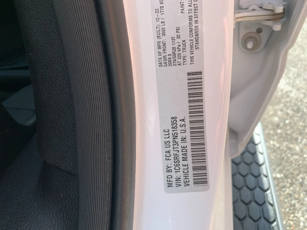Used 2023 Bright White Clearcoat Ram Laramie image 32