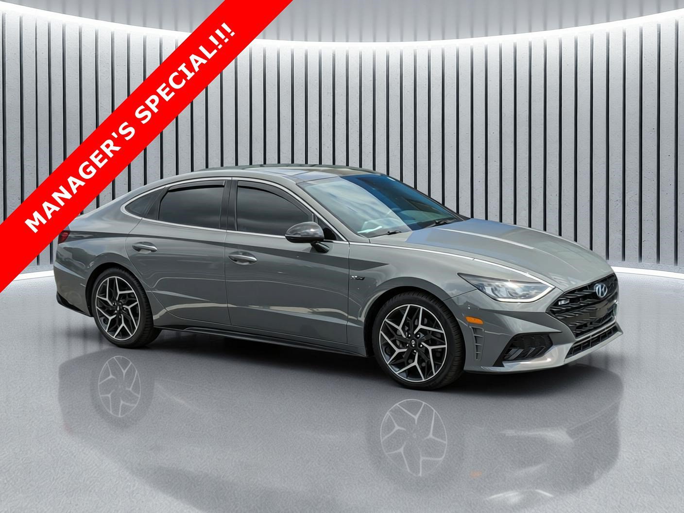 Used 2023 Hampton Gray Hyundai N Line image 1