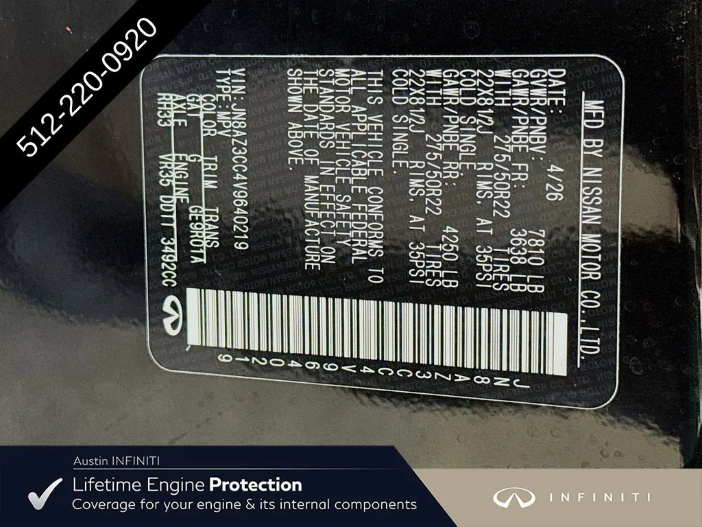 New 2027 Black INFINITI AUTOGRAPH image 46