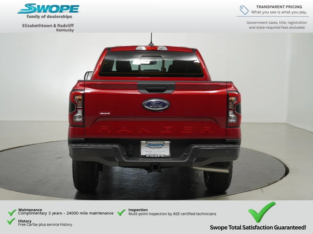 New 2026 Ruby Red Metallic Tinted Clearcoat Ford XLT image 4
