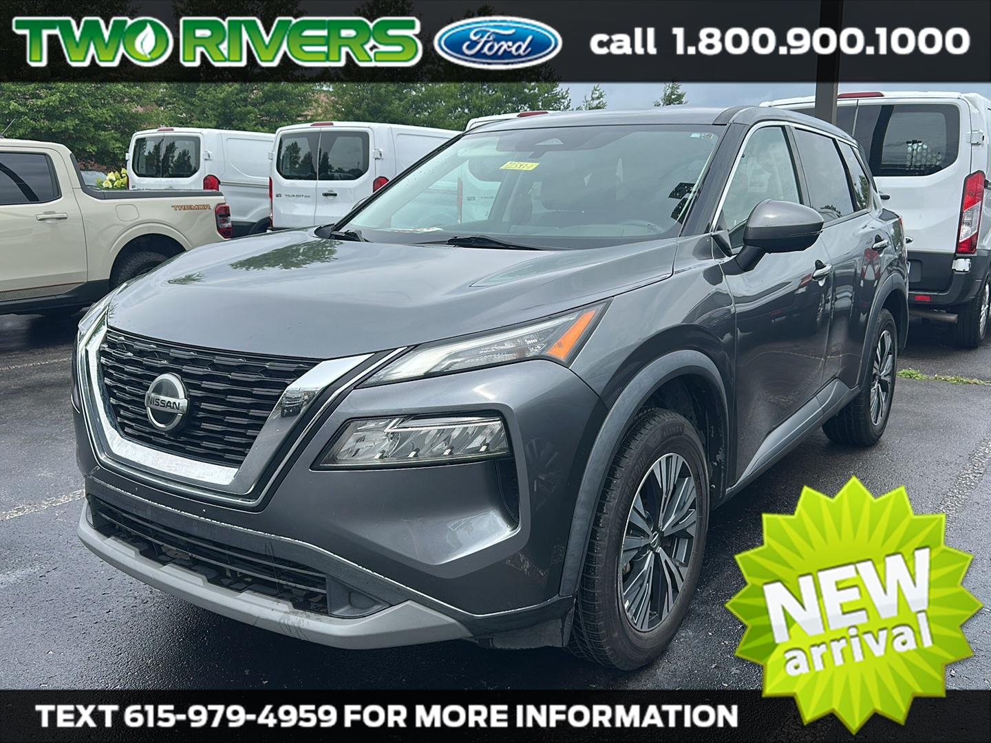Used 2021 Gun Metallic Nissan SV image 1