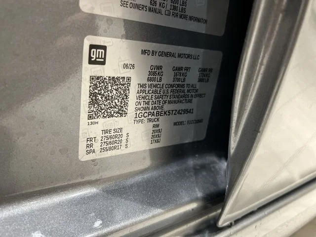 New 2026 Gray Chevrolet Custom image 29