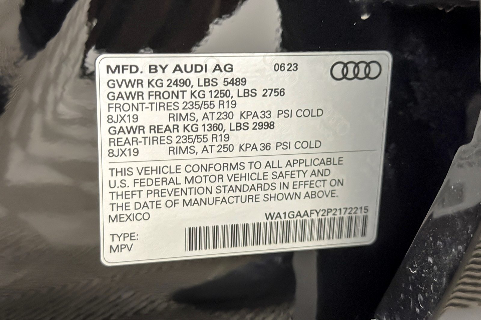Used 2023 Mythos Black Metallic Audi S line Premium 45 TFSI quattro image 26