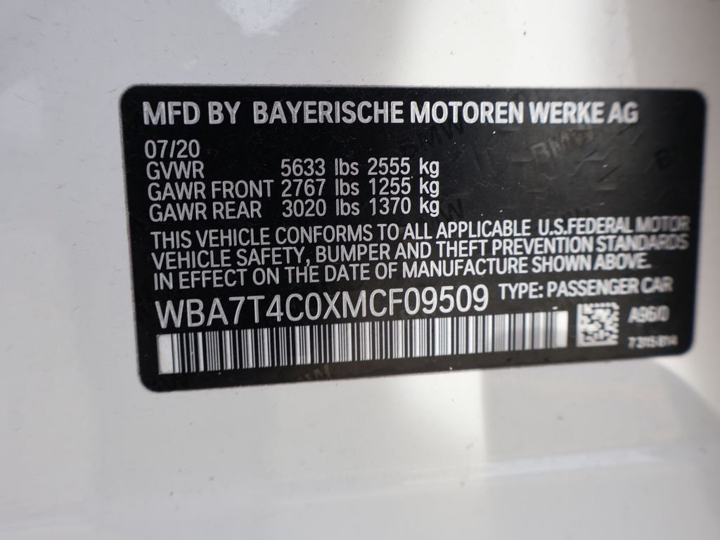 Used 2021 Mineral White Metallic BMW 740i xDrive image 43