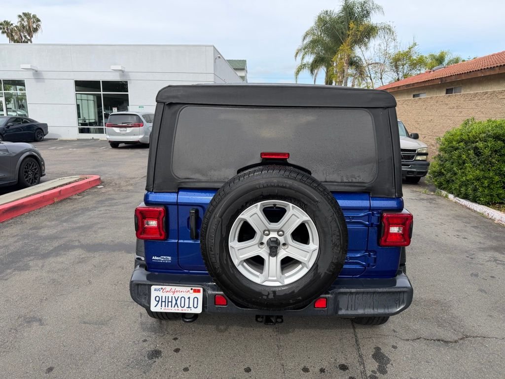 Used 2020 Blue Jeep Unlimited Sport S image 13