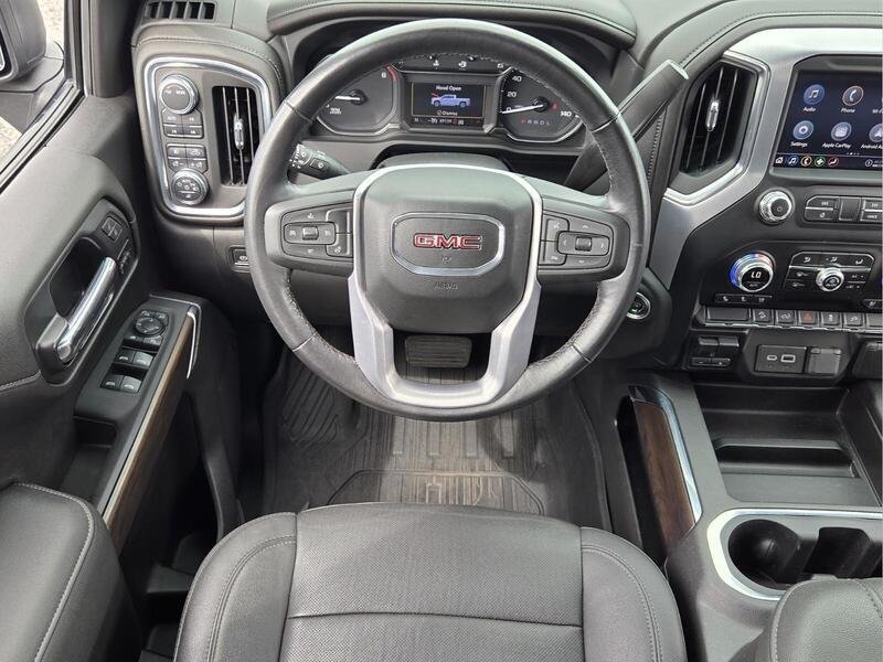 Used 2022 Onyx Black GMC 4WD CREW CAB 147" SLT image 14