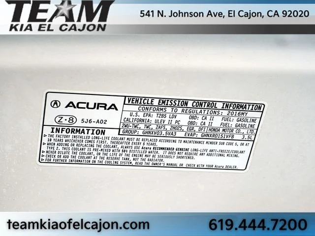 Used 2016  Acura 3.5L image 35