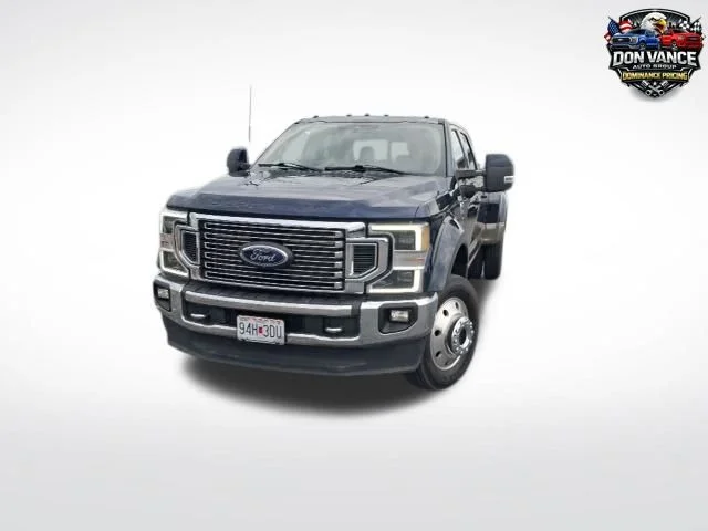 Used 2022 Antimatter Blue Metallic Ford Lariat image 1