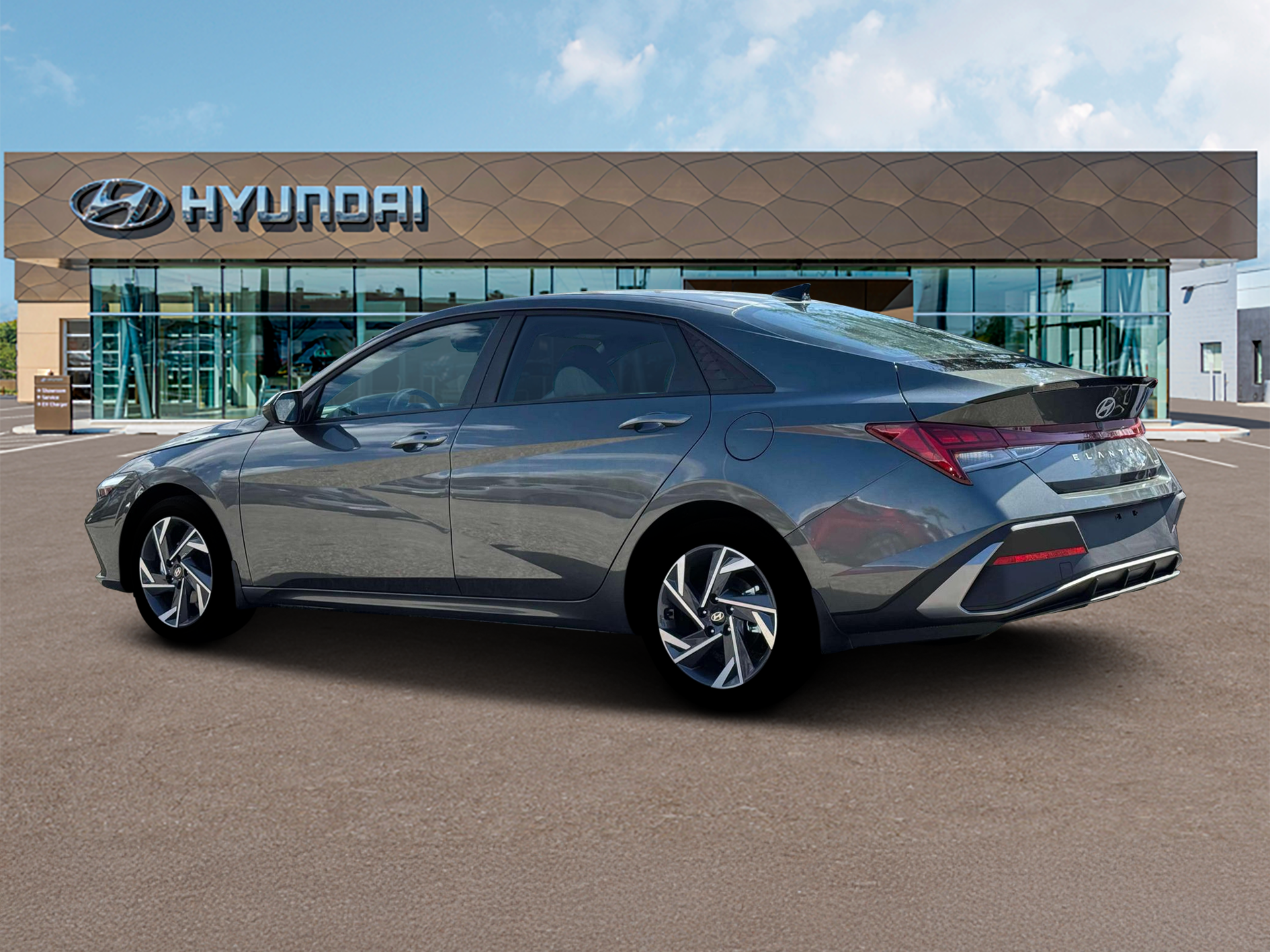 New 2025 Gray Hyundai SEL Sport image 4