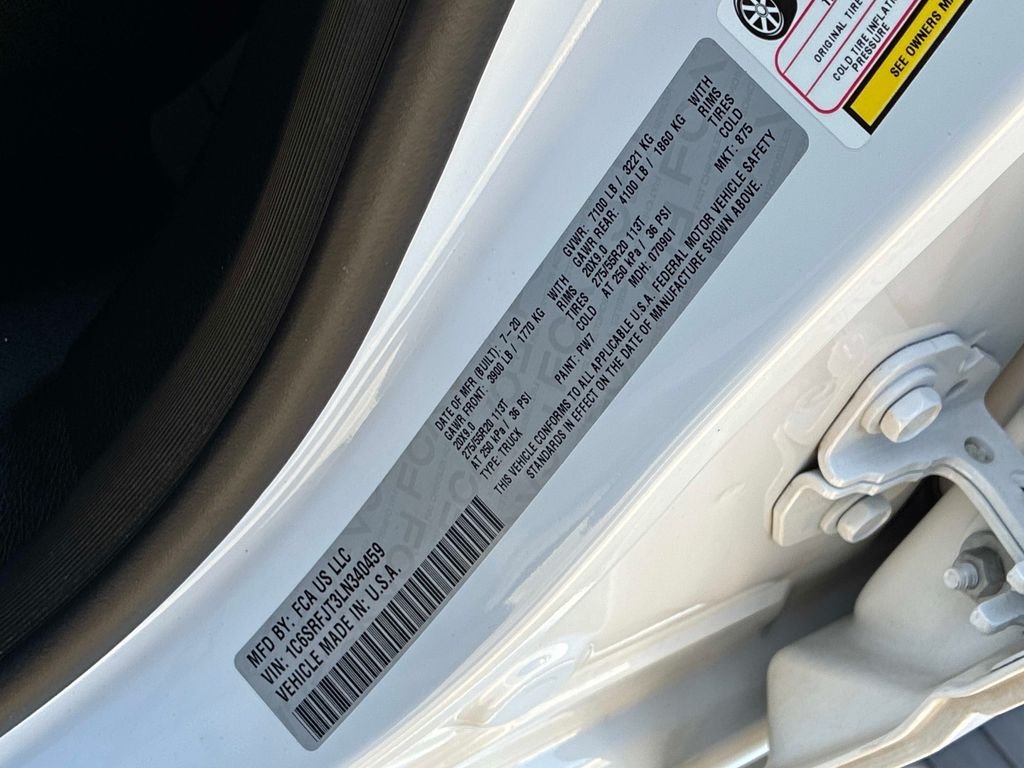 Used 2020 White Ram Laramie image 25