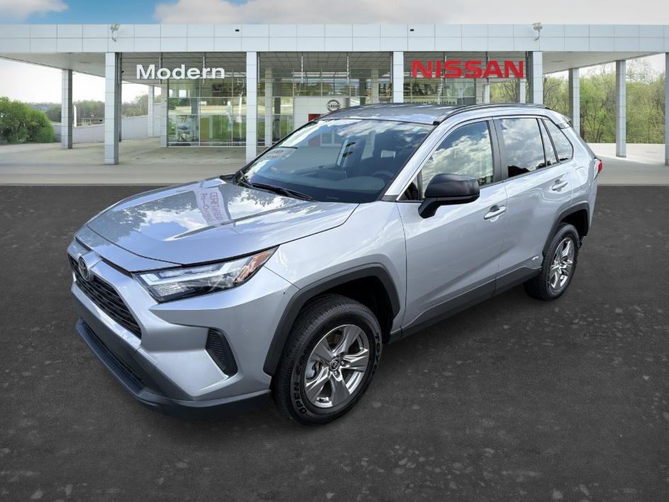 Used 2025 Silver Sky Metallic Toyota Hybrid LE image 1
